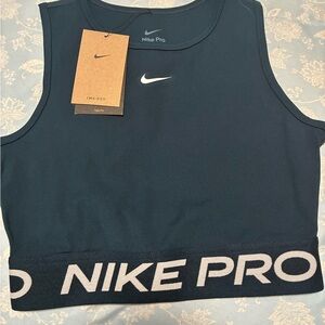 Nike Pro Dark Green Sports Top